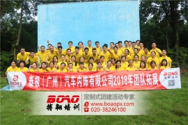 泰极汽车内饰有限公司团队拓展训练
