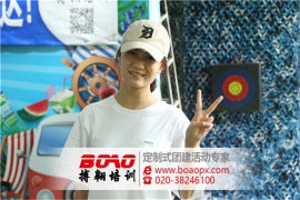 广州拓展培训：汗水与泪水见证成长